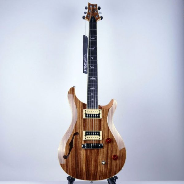 Prs Se Custom Semi Hollow Zebrawood W Gig Bag Live Louder