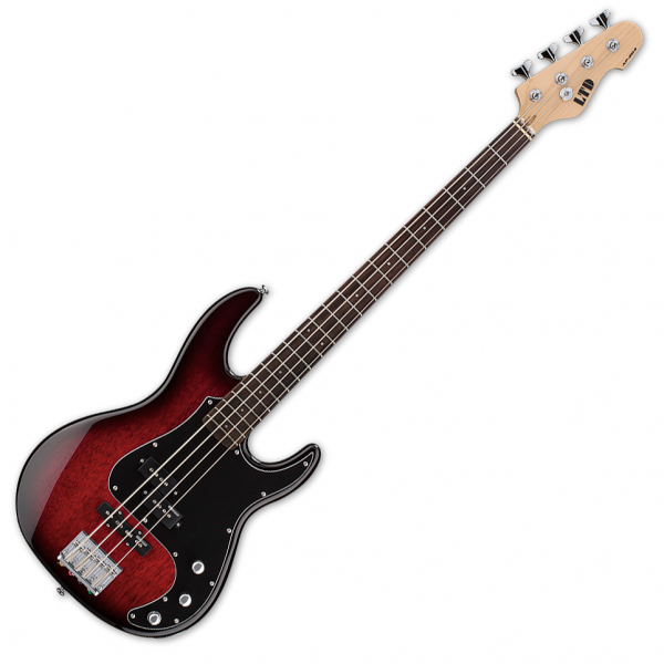 ESP-LTD-AP-204-BB-Burgundy-Burst-Bass-Guitar