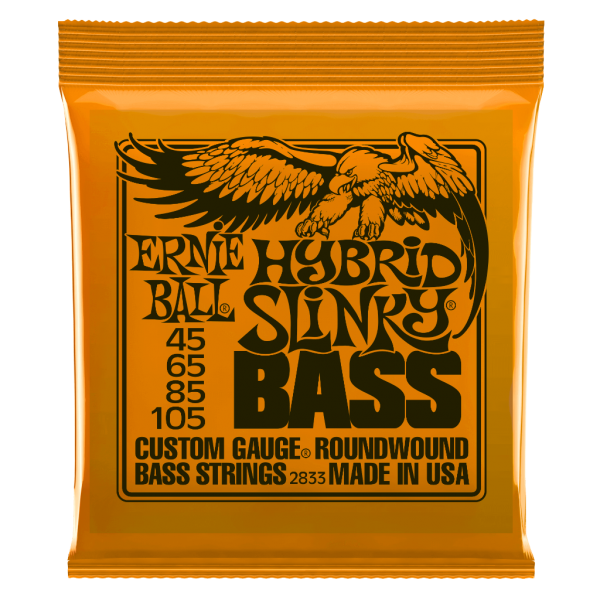 Ernie Ball Hybrid Slinky Roundwound Bass Strings 45-105