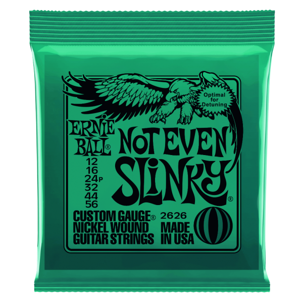 Ernie Ball Not Even Slinky Nickel Wound Guitar Strings 12-56