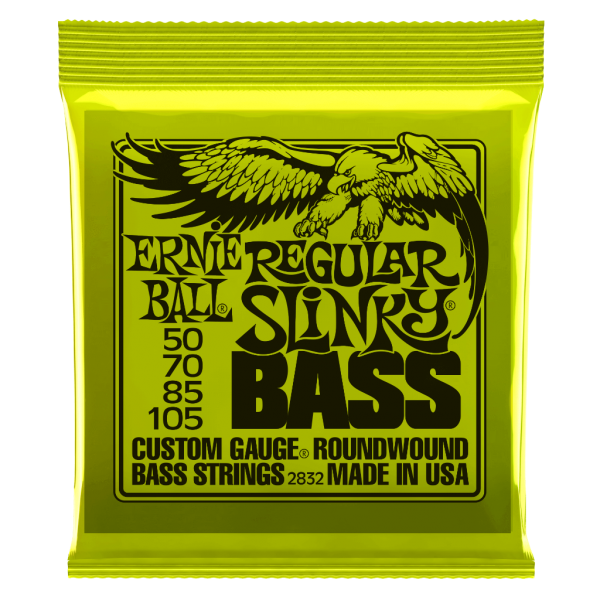 Ernie Ball Regular Slinky Roundwound Bass Strings 50-105