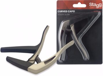 Stagg Curved capo trigger – beige SCPX-CU BG