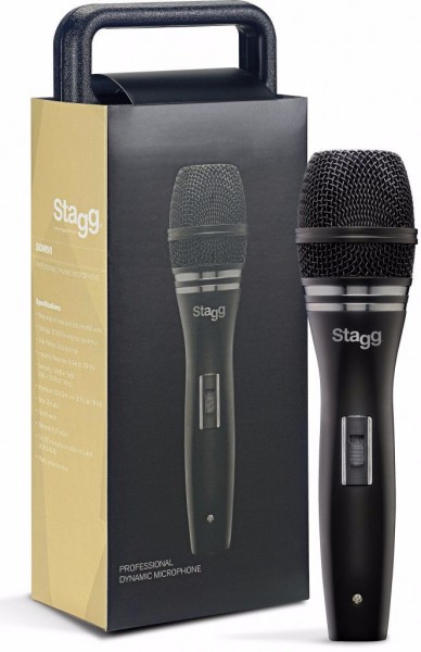 Stagg SDM90 - Professional cardioid dynamic microphone with cartridge DC90