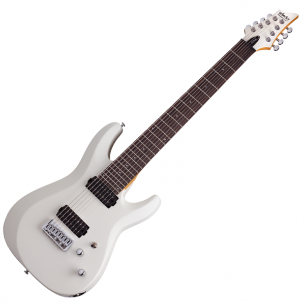schecter-c-8-deluxe-satin-white-swht-eight-string-electric-guitar