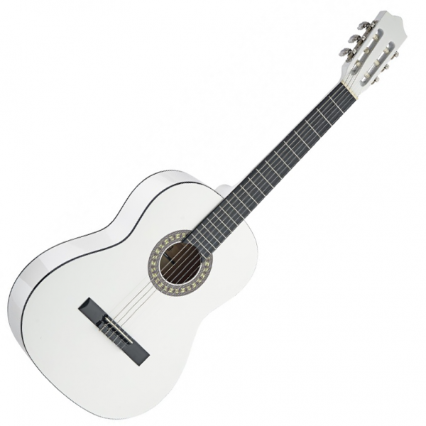 Stagg--C530-TR-Classical-Guitar-three-quarter-size,-White