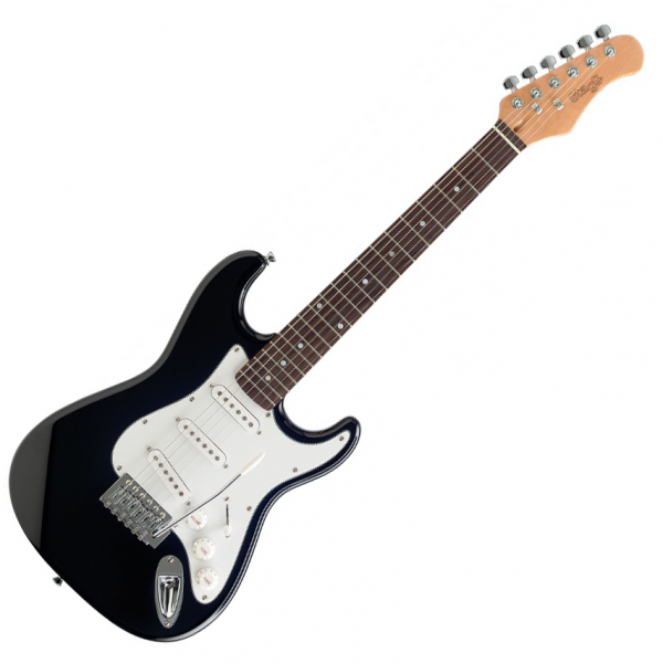 Stagg-S300-BK-Electric-Guitar-Black