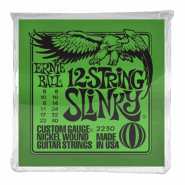 Ernie Ball 12 String Slinky Electric Guitar Strings 8-40