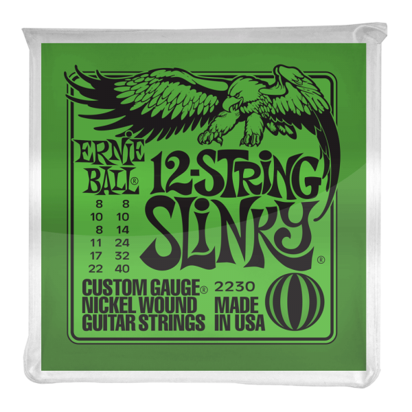 Ernie Ball 12 String Slinky Electric Guitar Strings 8-40