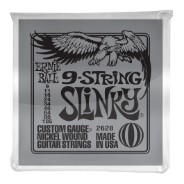 Ernie Ball 9 String Slinky Electric Guitar Strings 9-105