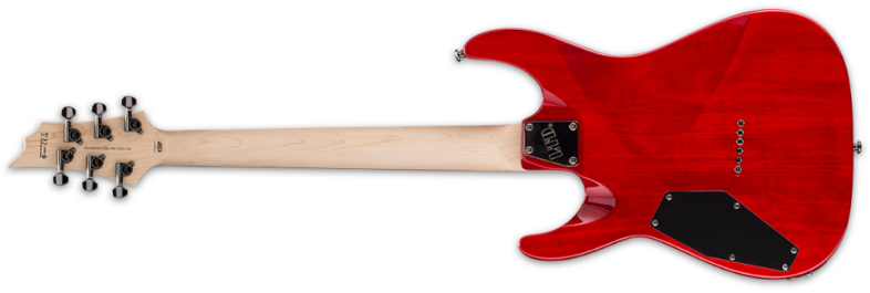 ESP H-101FM STR See Thru Red Back