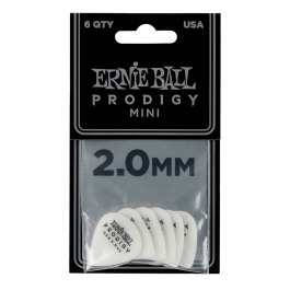Ernie Ball Prodigy Pick Pack White Mini P09203 b