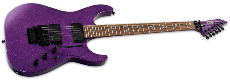 ESP KH-602-purple-sparkle-angle