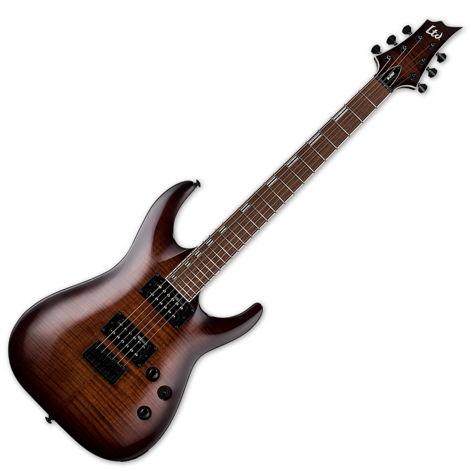 ESP Ltd H-200FM Dark Brown Sunburst | Live Louder