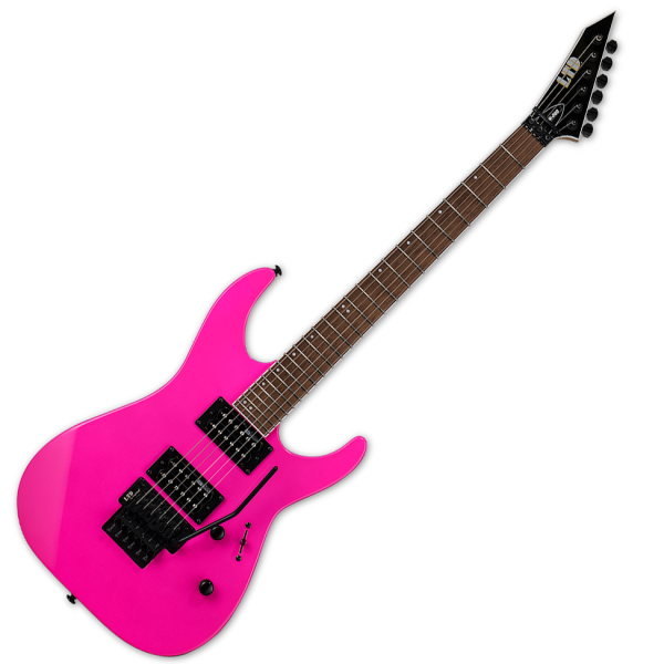 ESP-Ltd-M-200-Neon-Pink-Front
