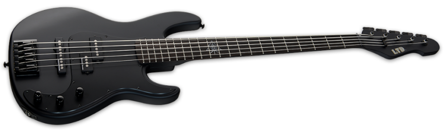 ESP Ltd ORION-5 Black Satin Angle