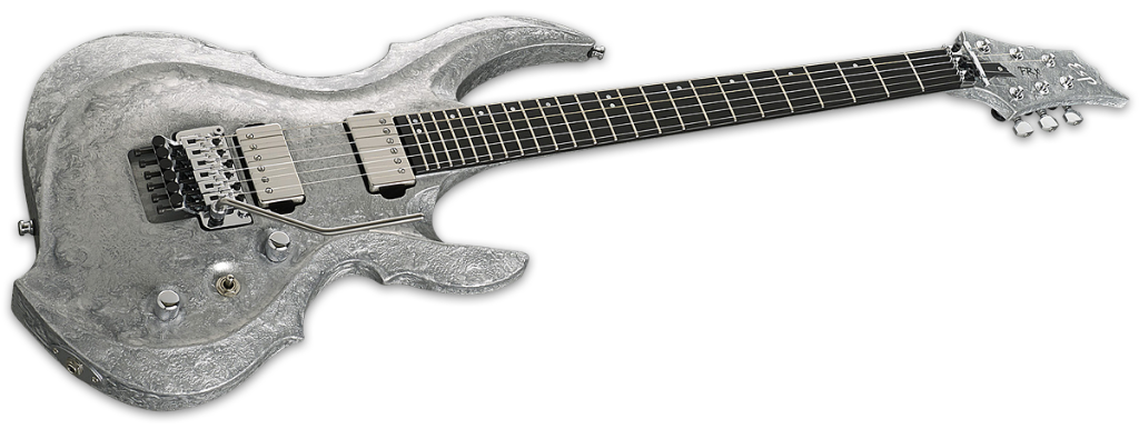 ESP Original FRX Liquid Metal Silver Angle