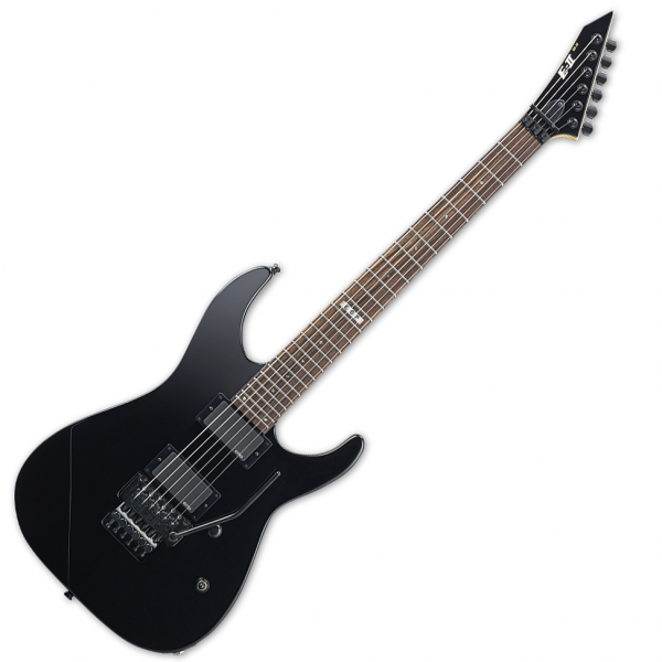 ESP-E-II-M-II-Neck-Thru-Black-Front