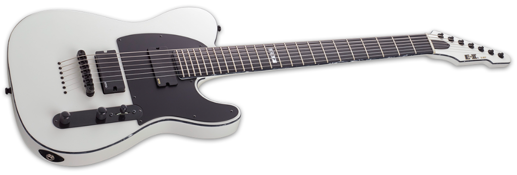 ESP E-II T-B7 Baritone Snow White