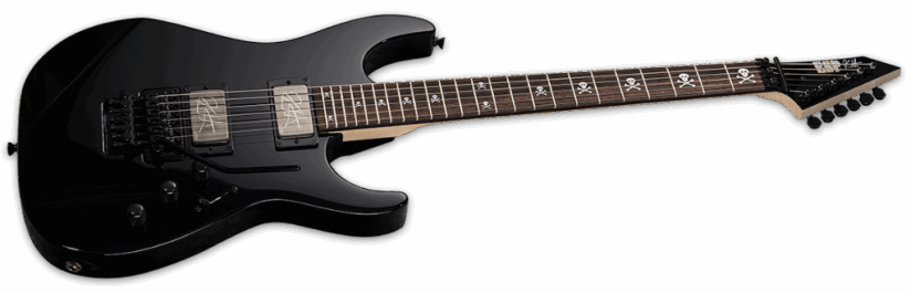 ESP KH-2 Black Bonebreaker Angle