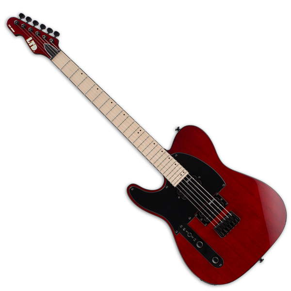 ESP-Ltd-TE-200-LH-See-Thru-Black-Cherry-Front