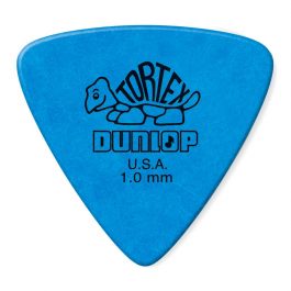 Jim Dunlop Triangle Tortex Plectrum Blue 1.0mm