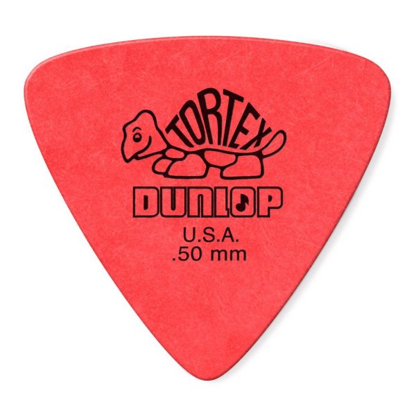 Jim Dunlop Triangle Tortex Plectrum Red .50mm