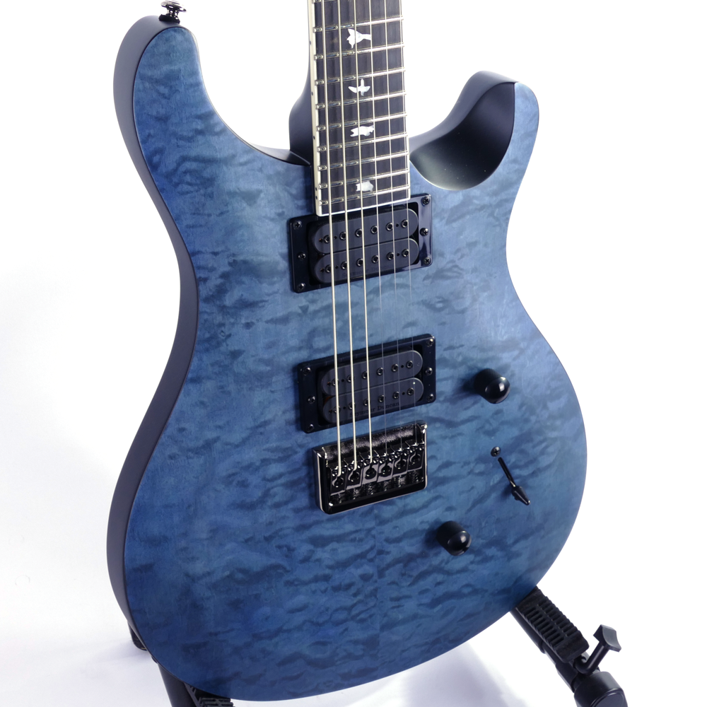 PRS SE Mark Limited Edition, Whale Blue Satin Quilt w/ SE