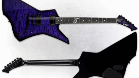 ESP LTD Snakebyte SE See Thru Purple Sunburst Baritone