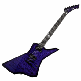 ESP-Ltd-Snakebyte-SE-STPSB-See-Thru-Purple-Sunburst Baritone