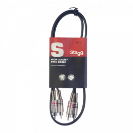 Stagg STC2C High Quality Twin Cable 2m 6ft