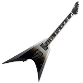 ESP-E-II-Arrow-NT-Black-Silver-Fade-Front