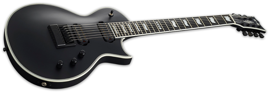 ESP E II Eclipse 7 Evertune Black Satin Live Louder