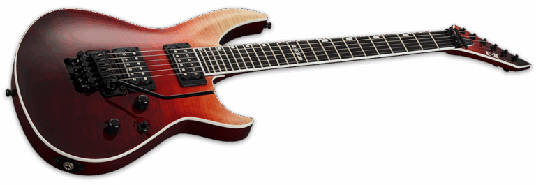 ESP E-II Horizon-III FR Black Cherry Fade Angle