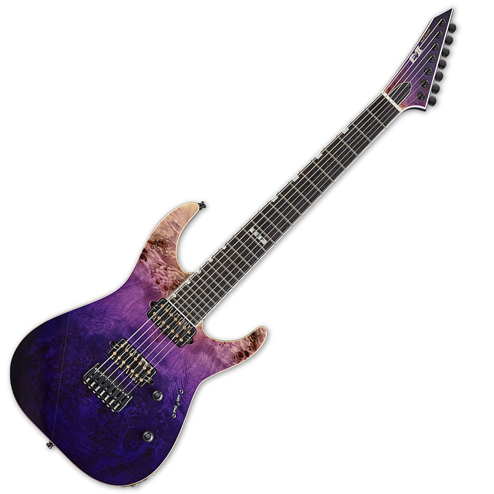 ESP-E-II-M-II-7-NT-Purple-Natural-Fade-Front