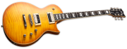 ESP Ltd EC-1000T Honey Burst Satin Angle