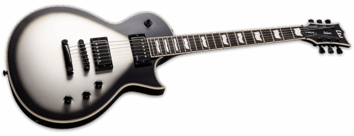 ESP Ltd EC-1001T CTM Silver Sunburst Satin Angle