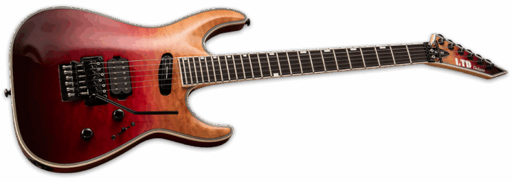 ESP Ltd MH-1000HS Black Cherry Fade Angle