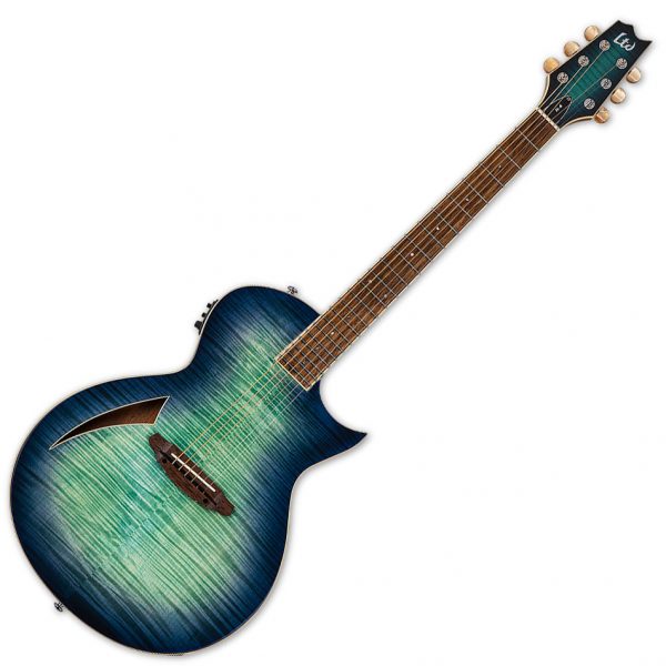 ESP-Ltd-TL-6-Aqua-Marine-Burst-Front