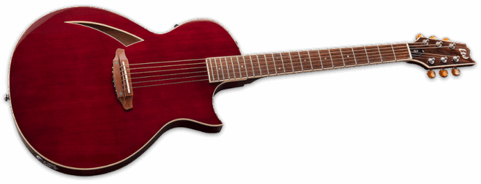 ESP Ltd TL-6 Wine Red Angle
