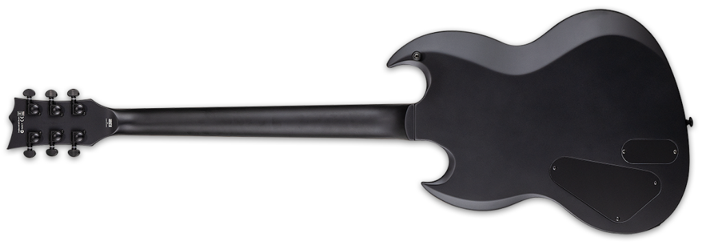 ESP Ltd Viper-400 Baritone Black Satin Back