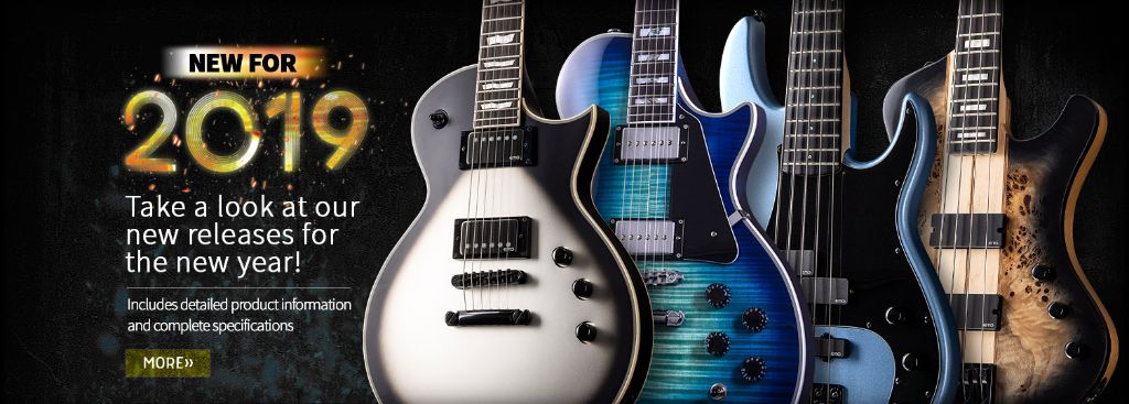 ESP New Guitars Basses For 2019