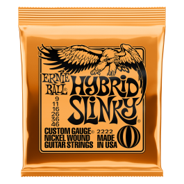 Ernie Ball Hybrid Slinky Nickel Wound Guitar Strings 9-46