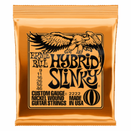 Ernie Ball Hybrid Slinky Nickel Wound Guitar Strings 9-46