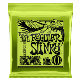 Ernie Ball Regular Slinky Nickel Wound Guitar Strings 10-46