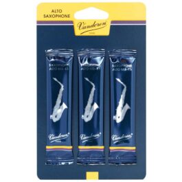 Vandoren Reeds Alto Sax 2.5 Traditional 3 Pack