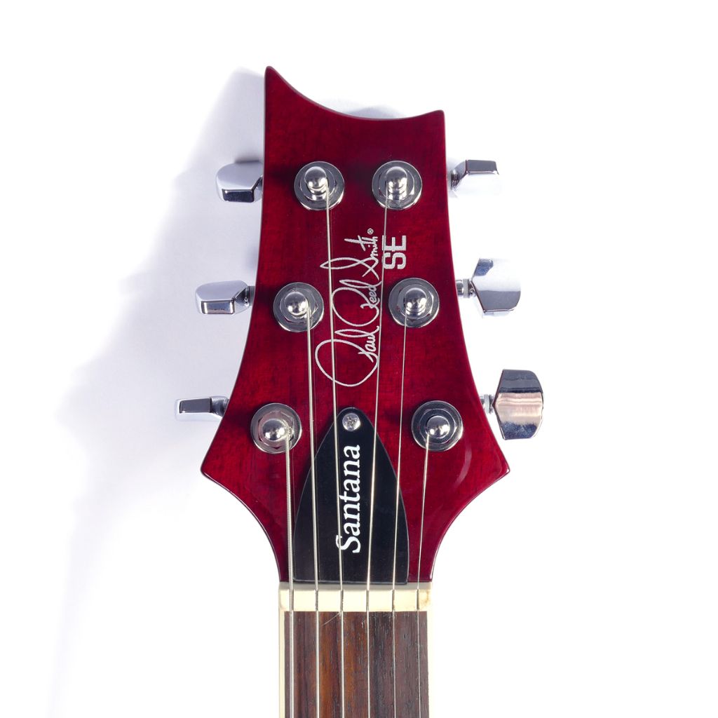 PRS-SE-Santana-Standard-Cherry-Headstock