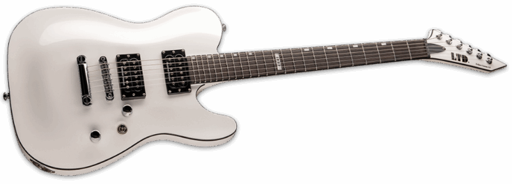 ESP Ltd ECLIPSE 87 NT Pearl White Angle