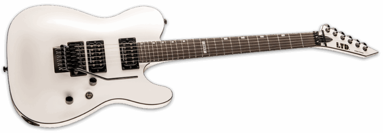 ESP Ltd ECLIPSE 87 Pearl White Angle