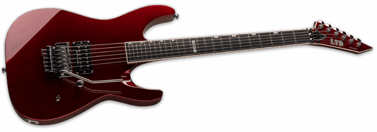 ESP Ltd M-1 CUSTOM 87 Candy Apple Red Angle