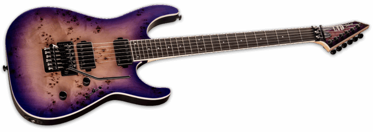 ESP Ltd M-1000 Purple Natural Burst Angle